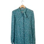 blouse met strikkraag