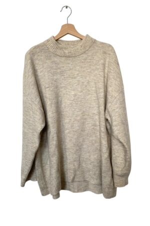 fijngebreide oversized trui