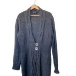 lang gebreid vest