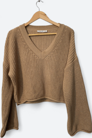 na-kd cropped gebreide trui oversizeed