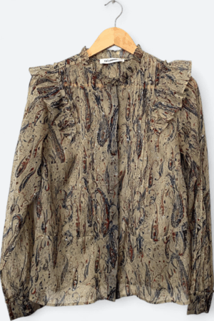 co'couture blouse met ruches