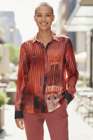 blouse herfstkleuren